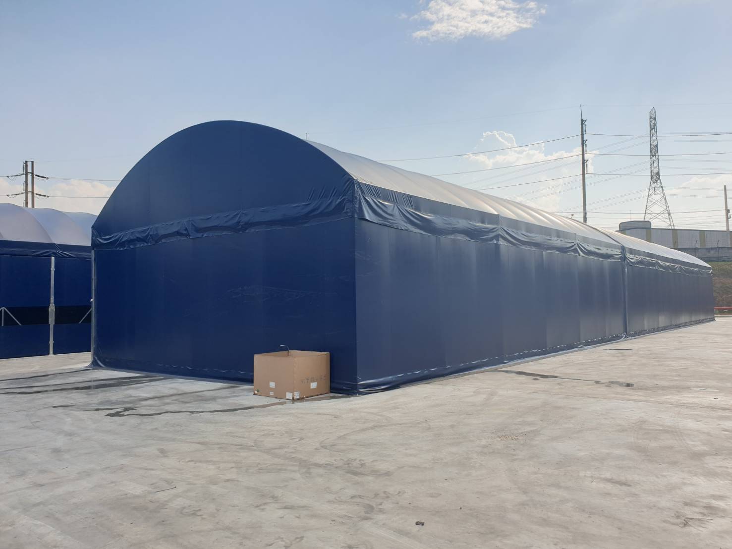 ผลิตภัณฑ์ที่ 2 เต็นท์แวร์เฮ้าส์ เช่า จำหน่าย ขนาด 10m. X 42m. (หรือตามความต้องการลูกค้า)